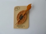 Maple Wood Pointed Oval Shawl Pin Set