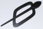 Pollika Botanical Ebony Shawl Pin
