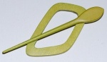 Pollika Botanical Wasabi Shawl Pin