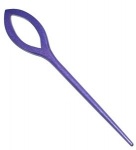 Pollika Catseye Single Stick Shawl Pin - Eggplant