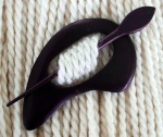 Pollika Palette Shawl Pin - Eggplant