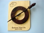 Rosewood Pierced Circular Diamond Shawl Pin Set