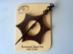 Rosewood Six Sided Shawl Pin Set