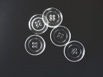 Rowan Clear Plastic Buttons