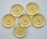 Rowan Lemon Plastic Buttons