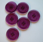 Rowan Purple Plastic Buttons