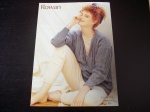 Rowan V-Neck Sweater with Cable Panels