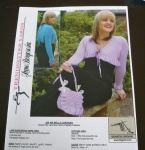 Trendsetter Bella Cardigan with Matching Purse in Aran Weight Yarn