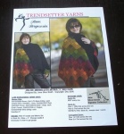 Trendsetter Miter V Box Cape in Aran weight yarn