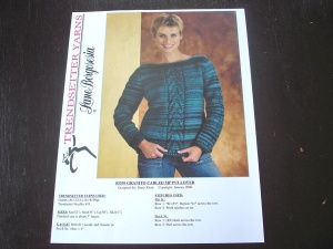 Trendsetter Cabled Pullover in Chunky Weight Yarn