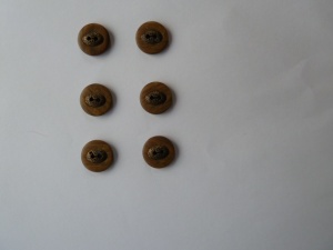 Wooden / Brass Small Circular Buttons