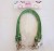 Knit Pro Faux Leather D Ring Bag Handles - Emerald Green