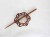 Circular Open Work Wood Shawl Pin Set