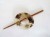 Oval Olive Resin Floral Shawl Pin Set