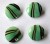 Green/ Brown Striped Buttons