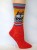 Laurel Burch Spotted Cat Socks - Red Colourway