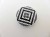 Black & White Op Art Buttons - Style 1