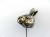 Rabbit's Head Antique Bronze Shawl Stick Pin