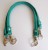 Knit Pro Leather D Ring Bag Handles - Turquoise