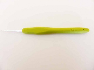 Soft Grip Aluminium Crochet Hook Size 2mm / 14