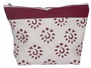 Knit Pro Amber Big Zipper Pouch - Burgundy