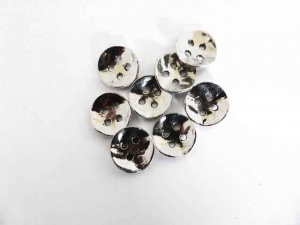 Small ''Silver'' DIshed Buttons