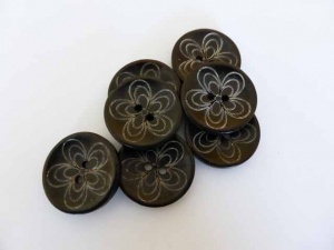 Large Coconut Shell Buttons