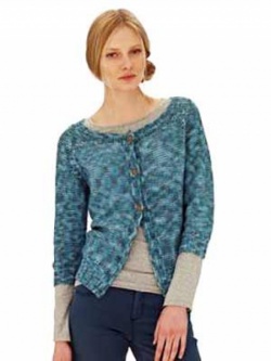 Rowan Cropped Cardigan in Summerspun