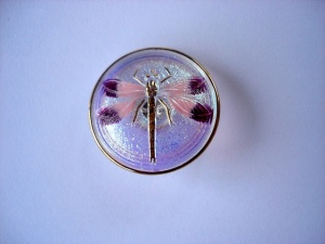 Dragonfly Buttons - Pink / Mauve