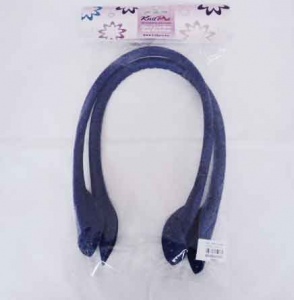 Knit Pro Faux Leather Bag Handles - Royal Blue