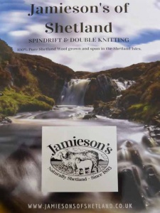 Jamieson's of Shetland Spindrift and Double Knitting Shade Card