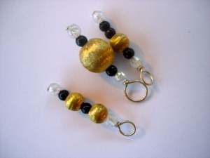 Knit Pro Zooni Beaded Stitch Markers - Golden Thread