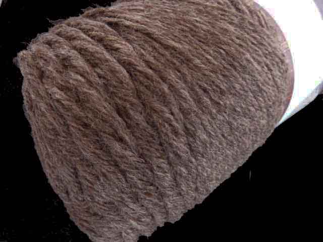 Lion Brand Fishermen's Wool Yarn - Brown Heather, 465 yds