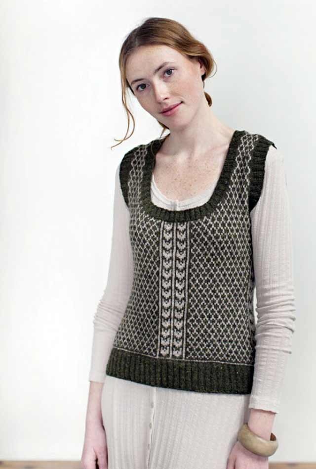 Brooklyn Tweed Barrington Vest | Jannette's Rare Yarns