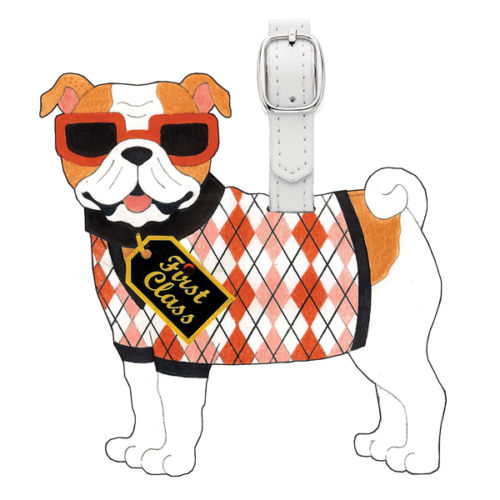 French bulldog deals luggage tag