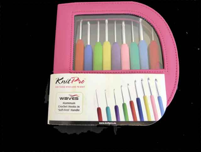 Knit Pro Waves Crochet Hook Set - Pink