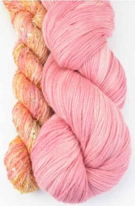 Artyarns Lazy Days Shawl Kit - Pink