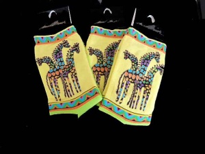Laurel Burch Giraffe Socks