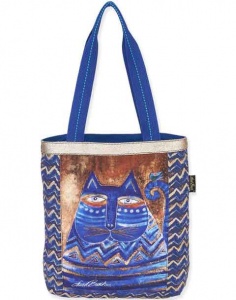 Laurel Burch Azul Shoulder Tote
