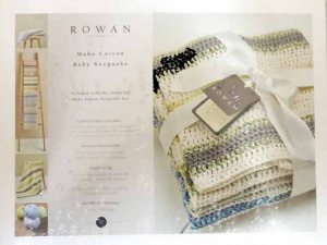 Rowan Baby Mako Cotton Keepsake Box Kit - Pink
