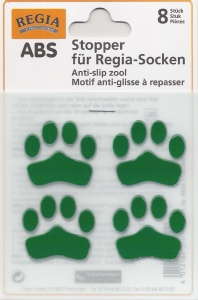 Regia ABS Anti Slip Iron on Stopper Pads - Green