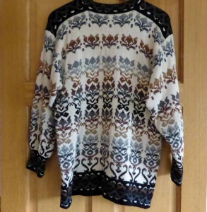 Hand Knitted Rachel Grimmer Long Line Sweater