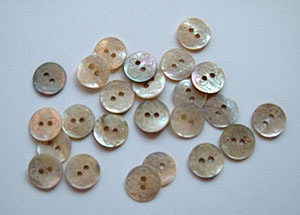 Rowan Small Engraved Shell Buttons #416