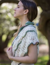 Filatura di Crosa Amara Shawl Kit - White Colourway