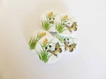 Yellow Butterfly Buttons