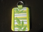 Elizabeth Austen Luggage Labels in Lime Leaf