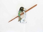 Penguin Shell Shawl Pin Set