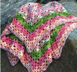 Artyarns Cashmere Sock Yarn Baby Blanket Kit - Girl Colour Way