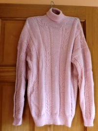 Rowan Kid Classic Long Line Hand Knitted Sweater