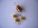 Knit Pro Zooni Beaded Stitch Markers - Earthy Brown